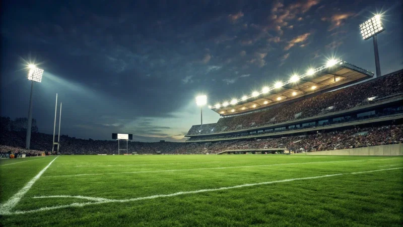 现代化体育场灯光系统